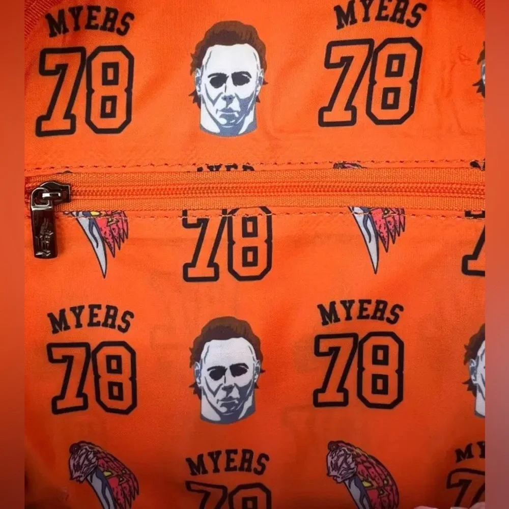 Loungefly Halloween Team Michael Myers Jersey Mini Backpack